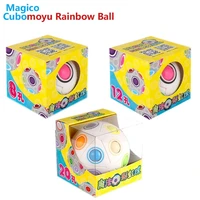 moyuwenhua antistress magic cubes rainbow ball puzzle educational football stress reliever puzzles games boys for adults toys