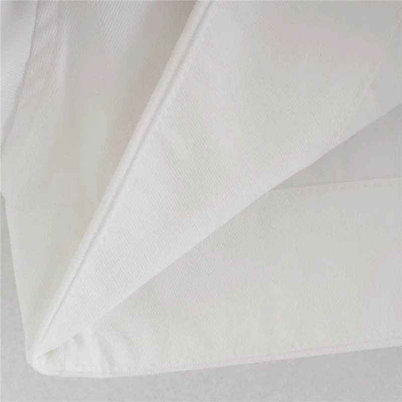 

2021 Spring Fashion Woman White Basic Pocket Short Shirts Girls Cool Buuton Crop Shirt Feamle Solid Color Streetwear Shirt