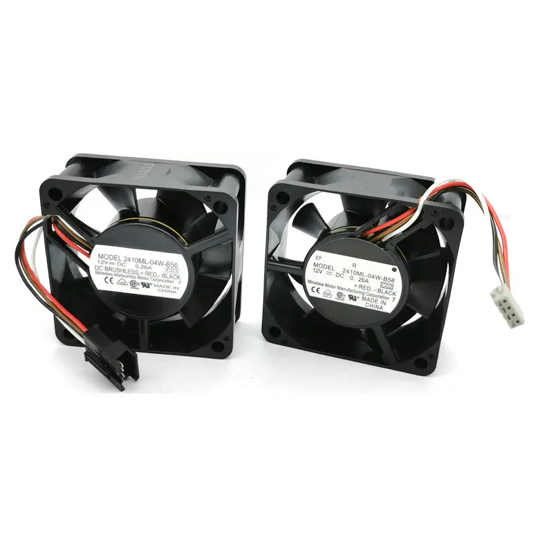 

New original for NMB 6CM 2410ML-04W-B56 -C02 C03 6025 12V 0.26A Cooling fan 60*60*25MM hzdo