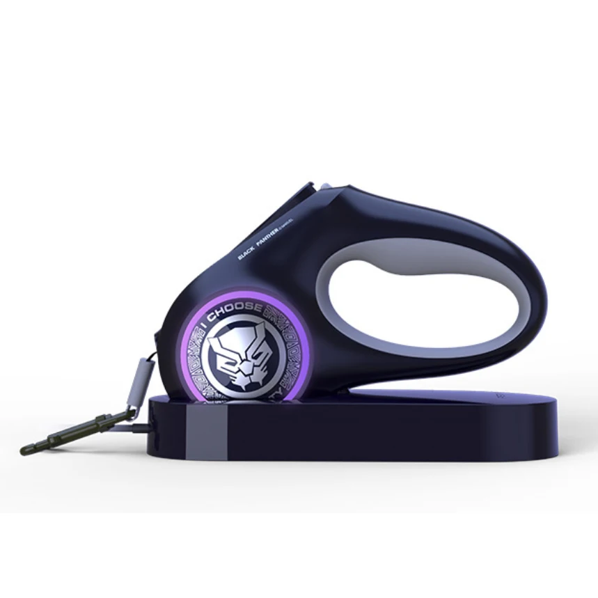 

Пятерка супергероев поводок светодиодный выдвижной ошейник светильник поводок с замком и спускового механизма, поводок для прогулок, аксе...