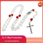 Ожерелье женское, 4 вида, с имитацией жемчуга, модные религиозные украшения