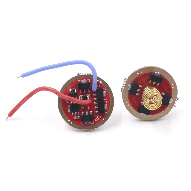 20mm flashlight stepless dimming led driver 6xAMC7135 8x7135 10x7135 3.7v-4.2v XM-L2 U3 T6 XP-L V3 V5 Circuit Board for DIY | Освещение