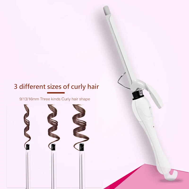 

9mm/16mm Curling Iron Ceramic Wave Formers Hair Curler Professional Hair Pear Flower Cone Wool Hair Roller Styling Tools Salon