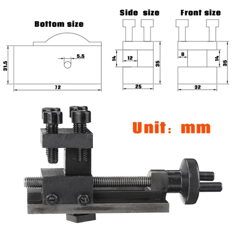

Sieg C0 Rotatable Lathe Tool Holder S/N: 10154 Sieg Mini Lathe Accessories Lathe Tool Holder Turning Tool
