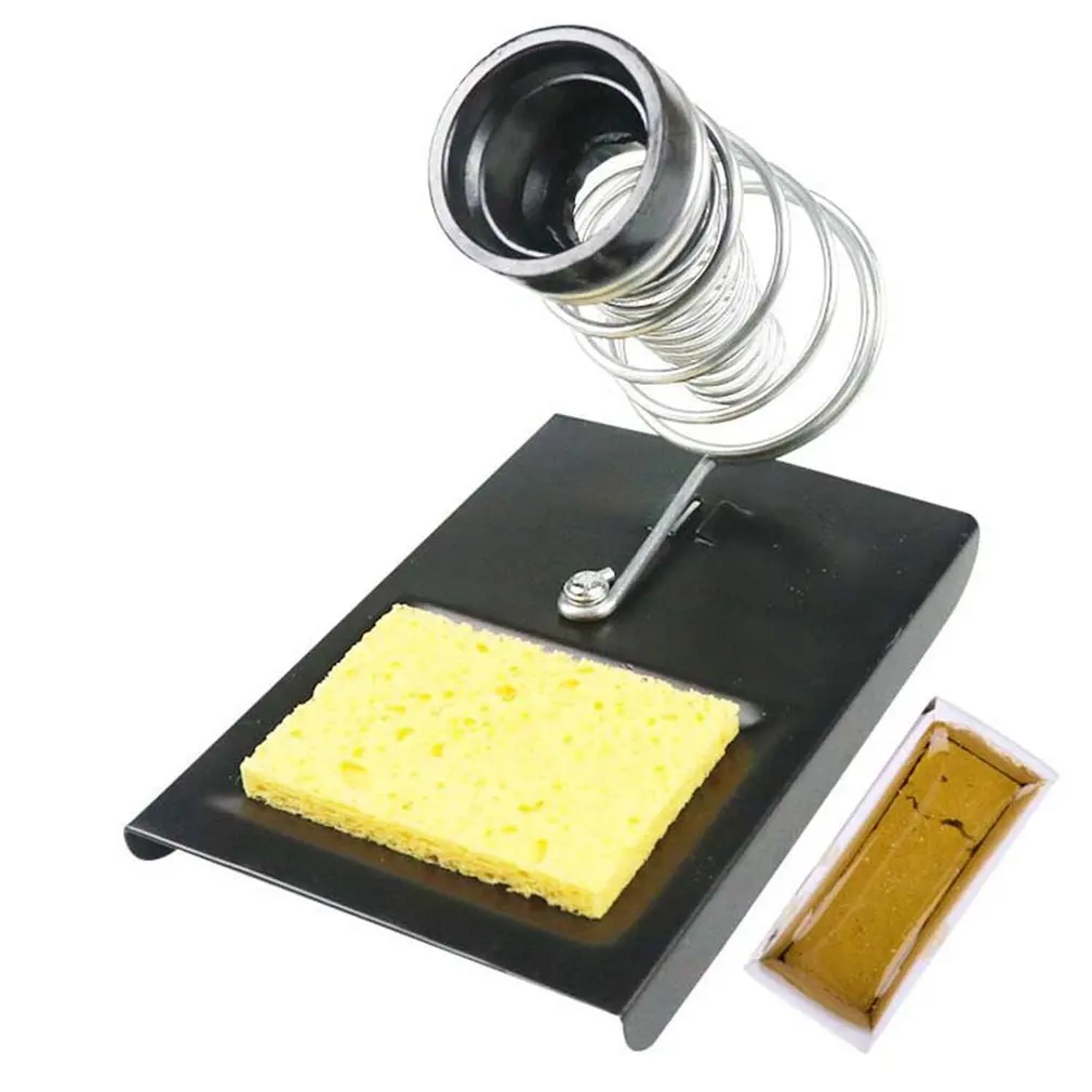 

Led Magnifier +Electric Soldering Iron Stand Holder Welding Metal Support Station Soldering Iron Frame Tools