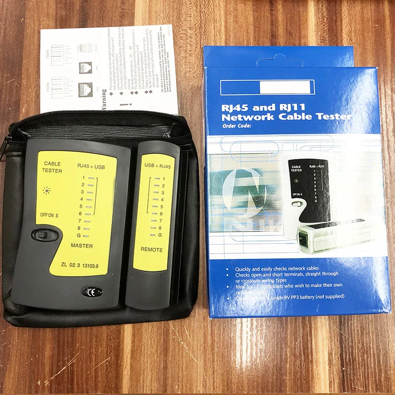 Многофункциональный RJ45 USB сетевой кабель тестер проводов Ethernet LAN Сетевой