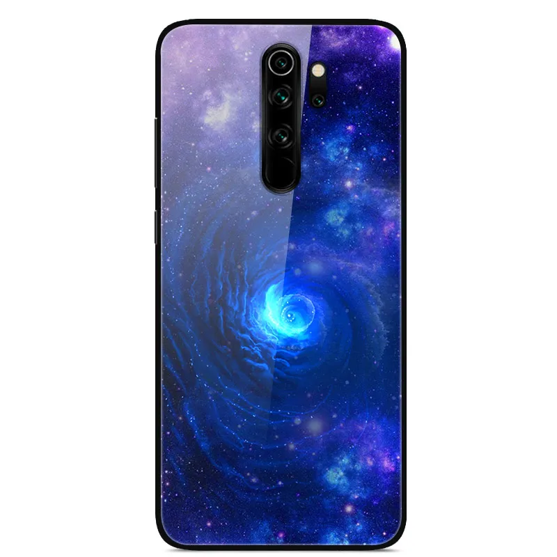 44 Redmi Note 8 Pro Чехол 6,53 ''стекло твердая задняя крышка для Xiaomi Redmi Note 8 Pro чехлы для телефонов силикон бампер Fundas Redmi Note8 8T - Цвет: 44
