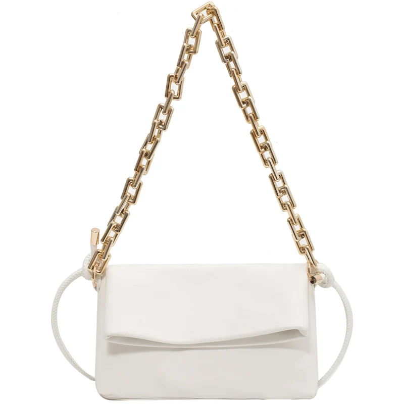 

Armpit Thick Chain bag 2021 Fashion New High-quality PU Leather Women's Designer Handbag High capacity Shoulder Messenger Bag