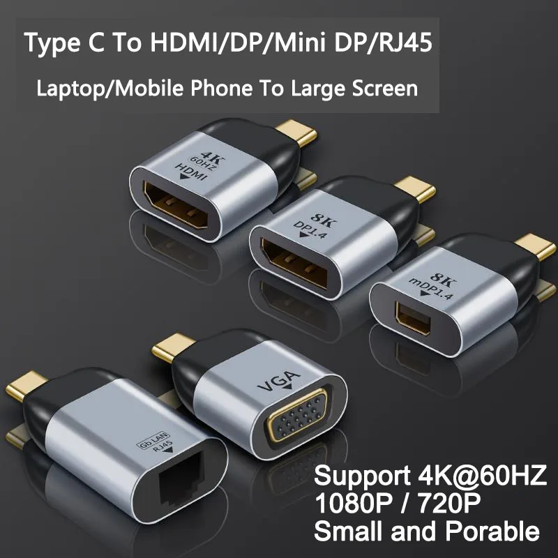 USB C к HDMI адаптер Type кабель 4K 2 0 конвертер для MacBook Samsung S10/S9 Huawei P40 Xiaomi RJ45 |
