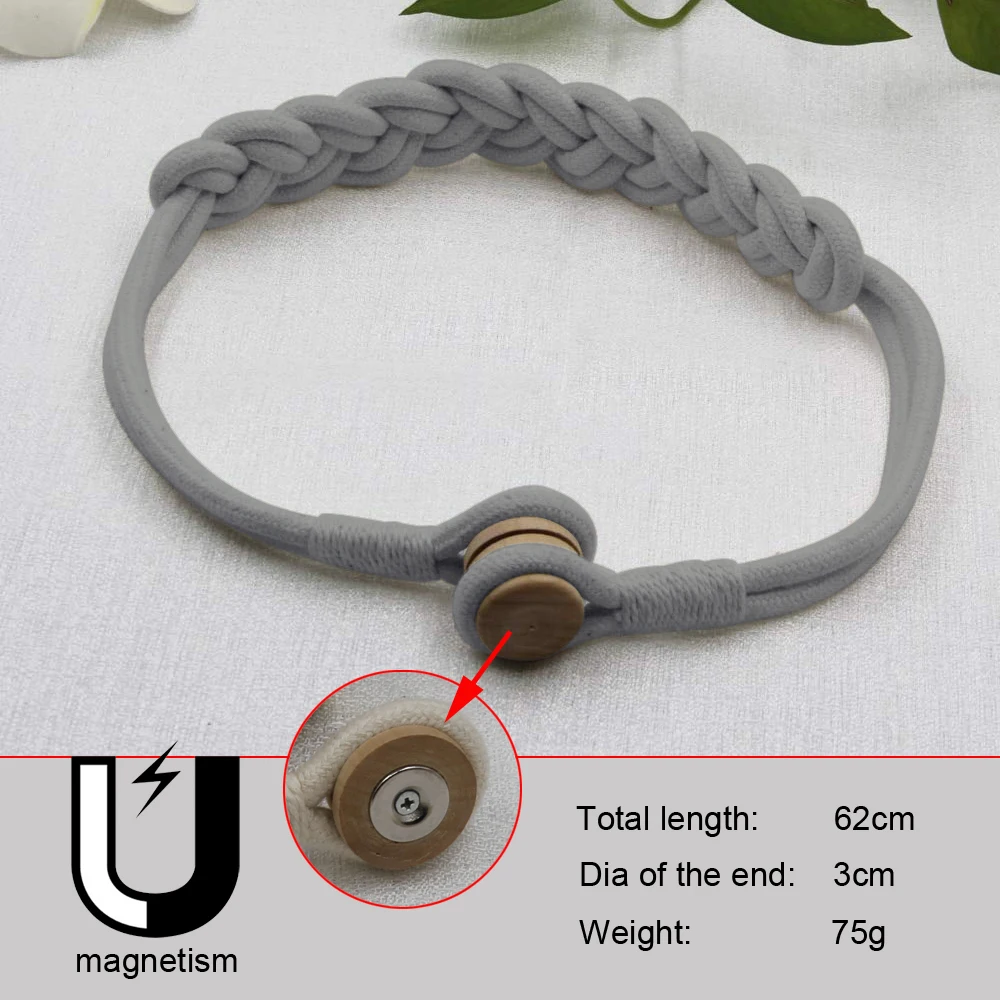 2 шт. магнитные занавески ручные тканые хлопковые аксессуары для комнаты