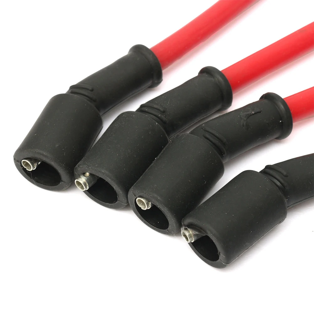 10mm Car Parts High Heat Ignition Wires Set Home Spark Plugs Office Replacement Straight Durable Silicone For Chevrolet LSx LS1 |