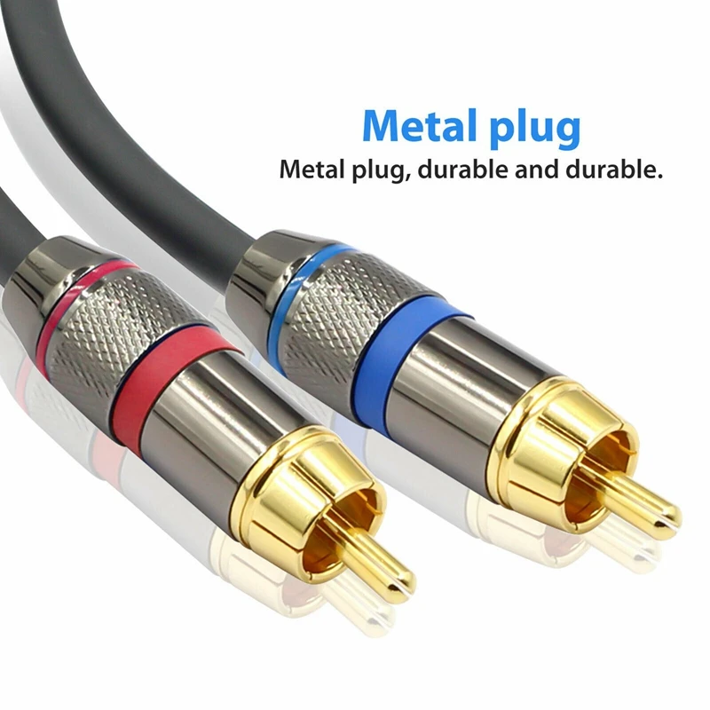 

Dual 5Ft XLR to RCA Audio Cable Stereo Audio Connection Cable Wire