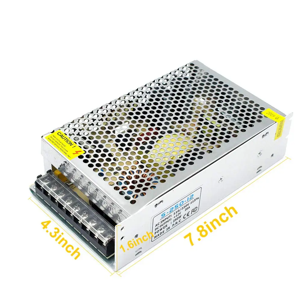 DC12V Питание блок Светодиодный светильник преобразования 1A 2A 3A 5A 10A 30A металлический чехол AC85-265V переключения драйвера для светильник ing трансфомеры CCTV