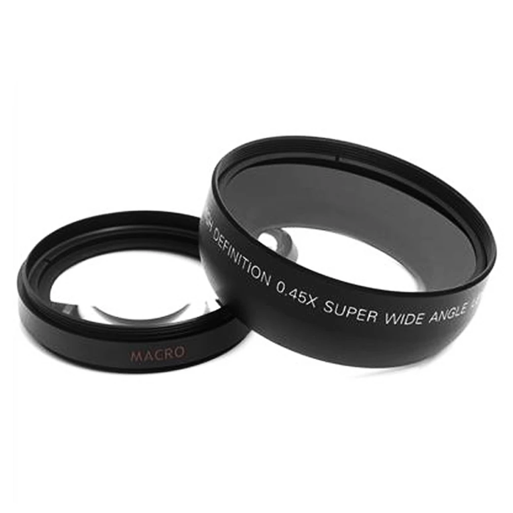 Профессиональный 52 мм 0,45 x широкоугольный макрообъектив для Nikon D3200 D3100 D5200 D5100 черный супер широкий угол