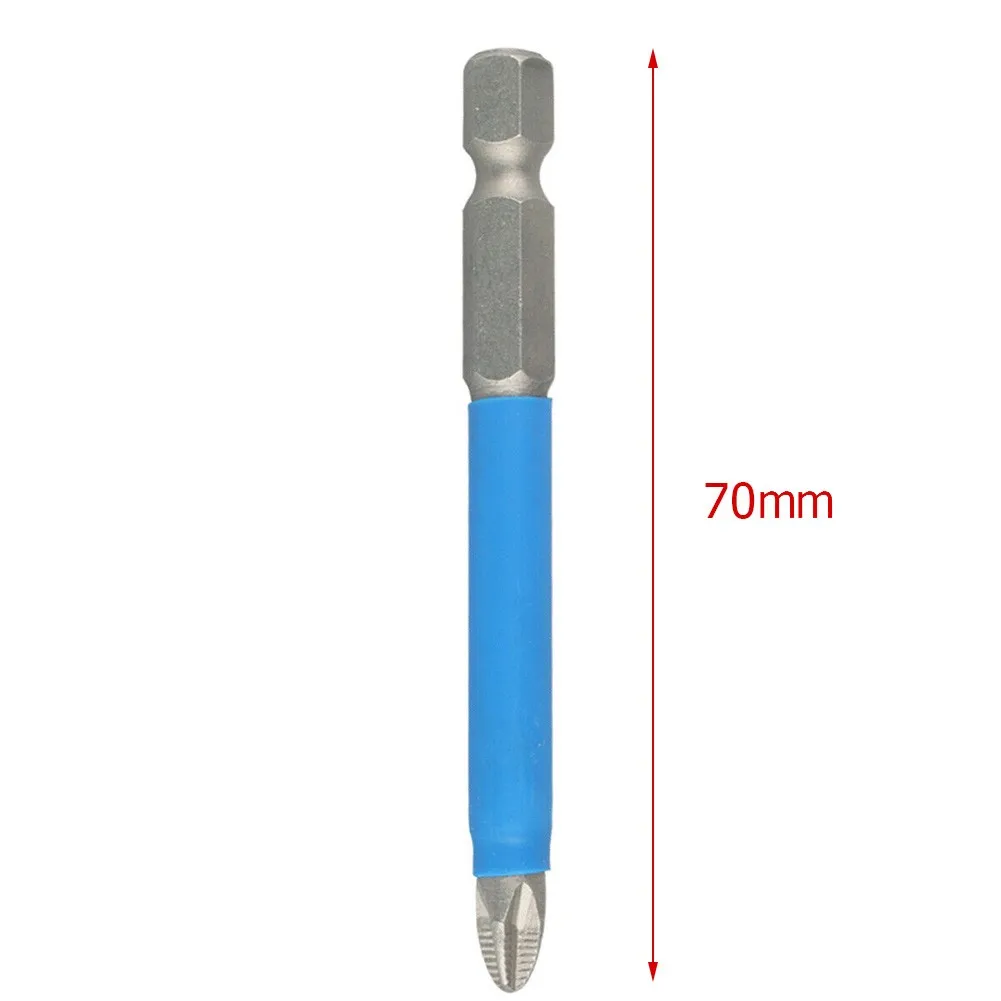 

10Pcs 70mm PH2 Magnetic Hex Shank Anti-slip Cross Screwdriver Drill Bits Set Professional Precision Electrician Nutdrivers Drive