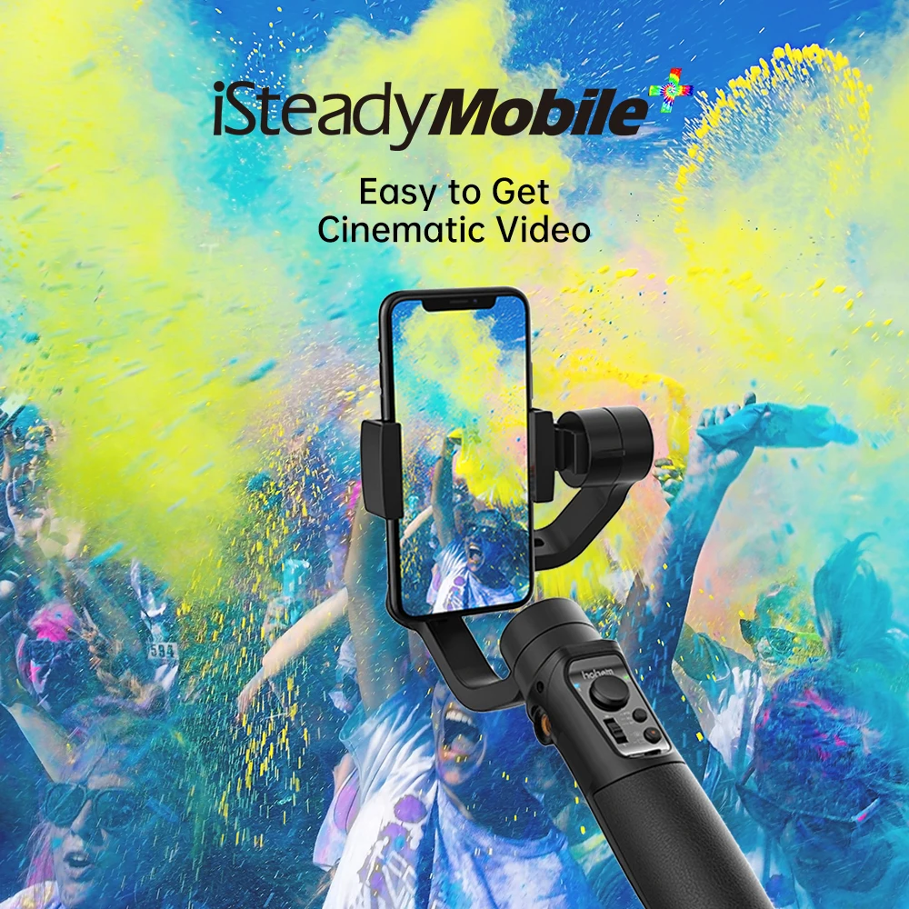 hohem isteady mobile plus phone gimbal with sport mode 3 axis handheld stabilizer for iphone 11 x 8 7 huawei xiaomi free global shipping