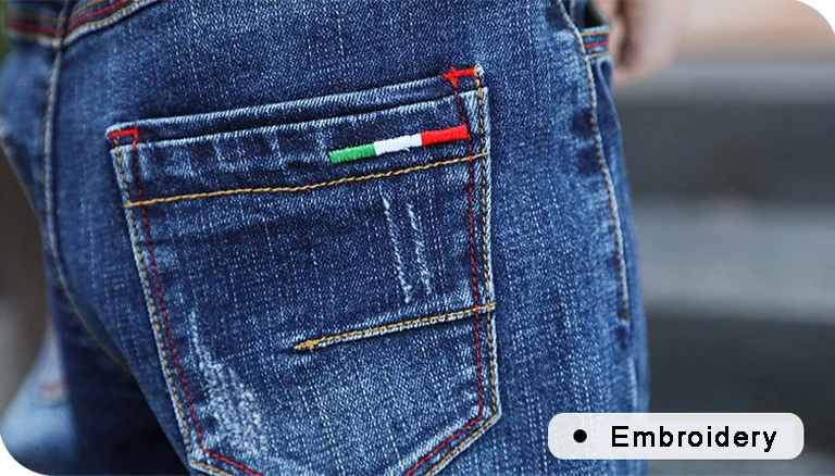 DIIMUU детская одежда для мальчиков детские прямые джинсовые брюки весна осень