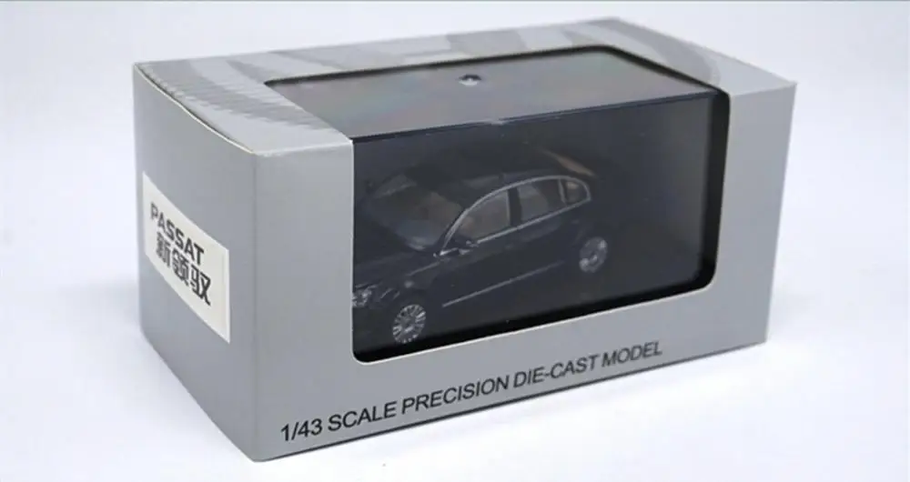 1/43 VW Volkswagen PASSAT V6 B5.5 Черные Литые под давлением автомобильные модельные игрушки, коллекционные подарки