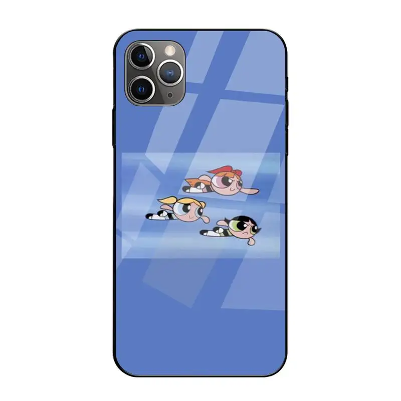 

ZFGHSHYQ Power-pvff Girls Phone Case Tempered Glass For Iphone6plus 6S 7 7plus 8 X XS XSmax XR 11 12 Pro Max 12mini