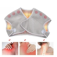unisex adjustable self heating therapy magnetic shoulder pad protector pain ache relief back support corset for pain health care