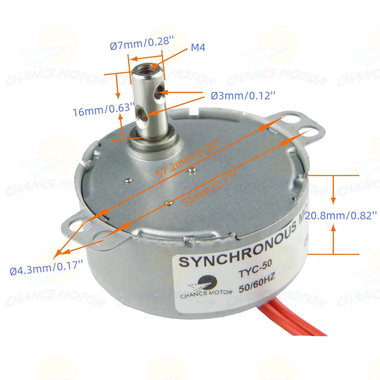 Маленький синхронный Шестерни мотор TYC-50 110 В переменного тока Большие размеры 33-39