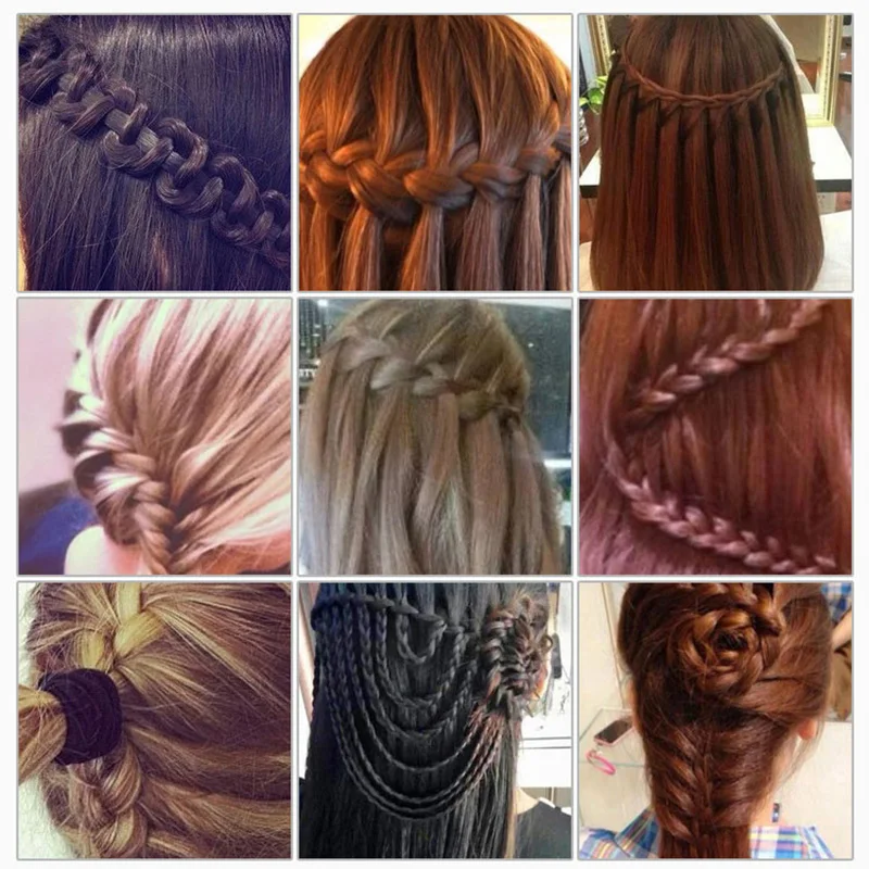 Автоматическая бигуди для волос Braider Инструменты укладки Smart DIY электрические две