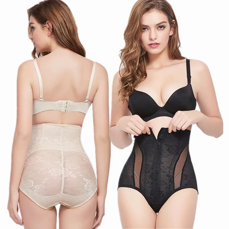 

Women Body Shaping Panties Female Pants High Elastic Slimming Tummy Control Waist Trainer Briefs Shapewear Lady Underwear