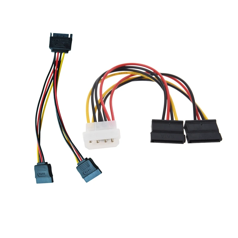 1 шт. 2 Порты и разъёмы SATA кабель питания сплиттера (2X12 Pin) 6In Y м/ф|Кабели питания| |