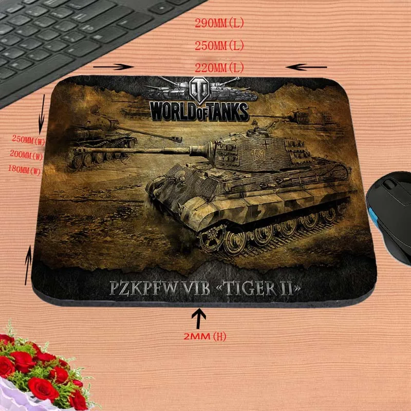 Коврик для мыши World of Tank резиновый противоскользящий ПК|mouse pad|mouse pad worldmouse anti-slip |