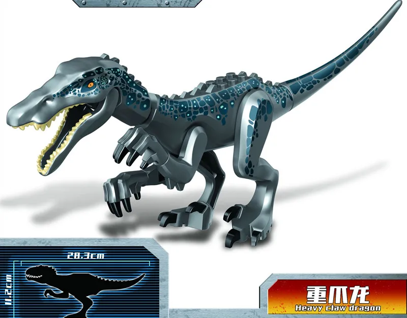 30 шт. тяжелый коготь дракюн ящерица жесткий Раптор строительные блоки Парк