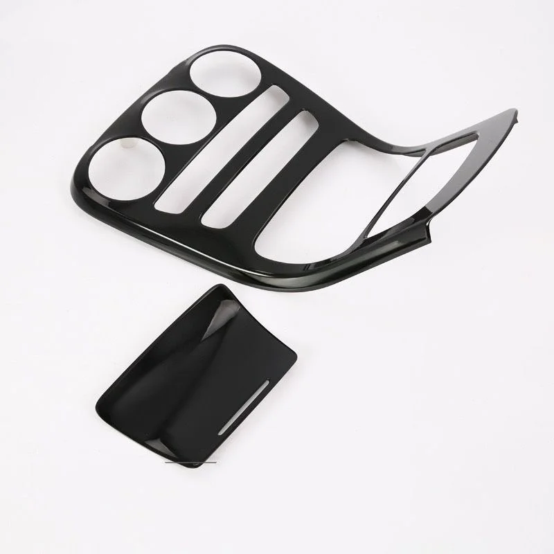 

applicable to 19 C-class interior modifications, gear frame decoration, piano black gear panel bright strip patch