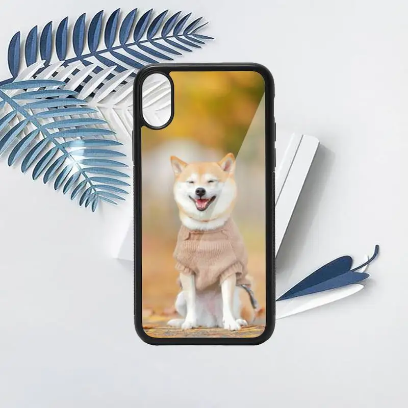 

Animal Cute dog Akita Phone Case PC for iPhone 11 12 pro XS MAX 8 7 6 6S Plus X 5S SE 2020 XR