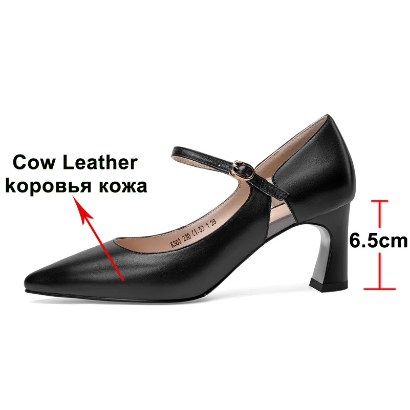 Meotina/женские туфли-лодочки на высоком каблуке Туфли mary jane из натуральной кожи