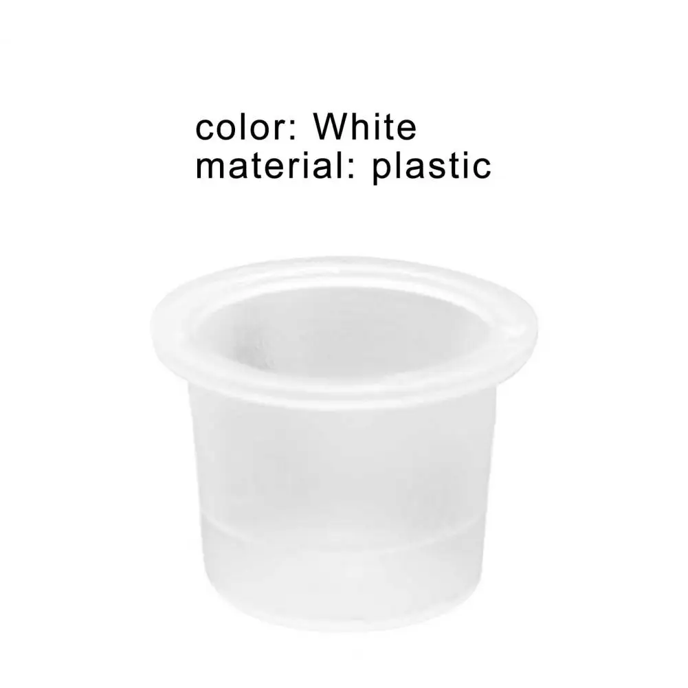 

1000Pcs Ink Cups Safe Mixed Sizes Plastic Variety Sizes Ink Cups for Storage Disposable Tattoo Permanent Makeup Pigment Ink Cap