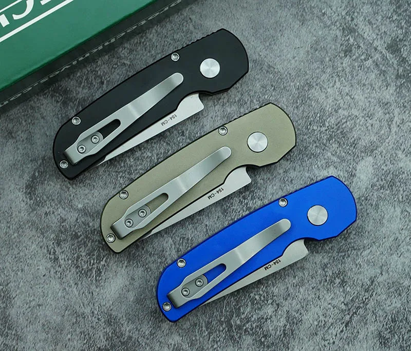 

LEMIFSHE New Folding Knife Mark 154CM Blade Aluminum Outdoor Camping Hunting Pocket Survival Kitchen Knife EDC Tools