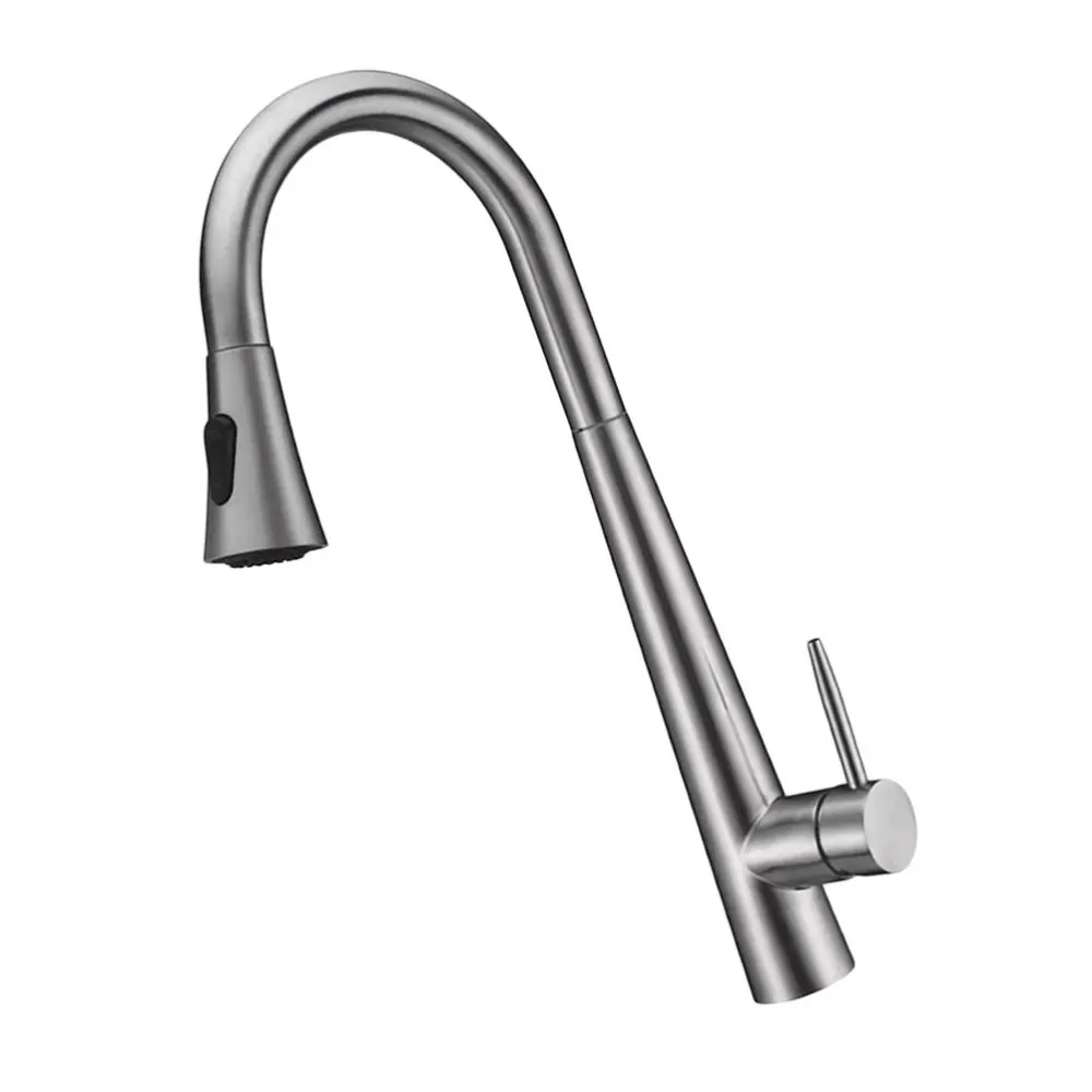 

1Pc Staineless Steel Kitchen Hot and Cold Tap Pulling Type
