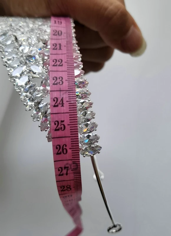 Свадебная тиара корона принцессы из страз Свадебные торжества короны тиары AAA