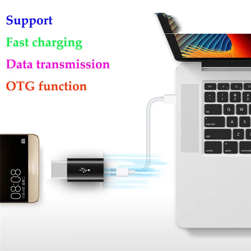 Адаптер USB Type C для Oukitel K5000 WP5000 K10 U25 Blackview BV9900 BV9600 переходник с Micro Мама на Type-C |