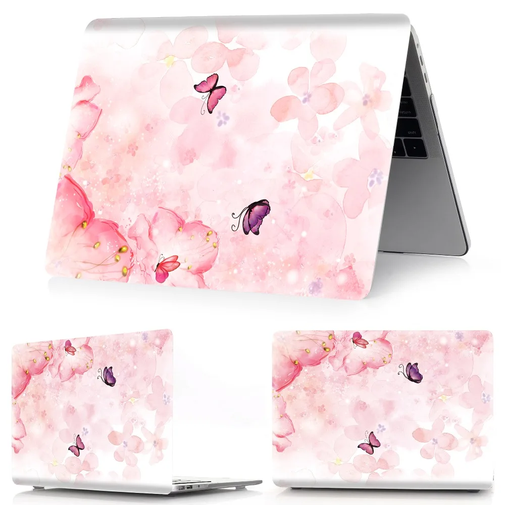 Чехол для ноутбука MacBook Air Pro retina 11 12 13 15 для Mac book Pro 13,3 15,4 дюймов с сенсорной панелью ID A2159+ крышка клавиатуры