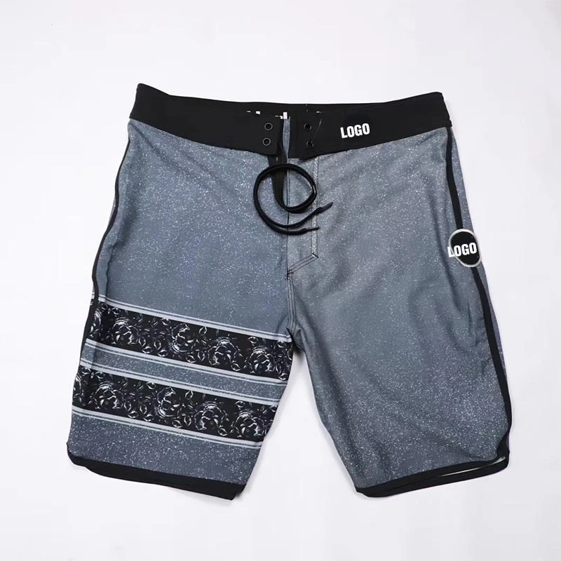 Новинка 2020 мужские пляжные шорты эластичные спандекс водонепроницаемые