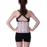 women posture corrector back support breathable lumber waist spine decompression brace orthopedic medical corset faja