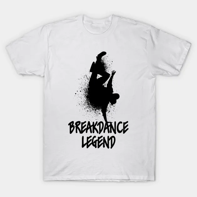 Мужская футболка Breakdance Legend B для мальчиков и девочек Подарочная идея женщин