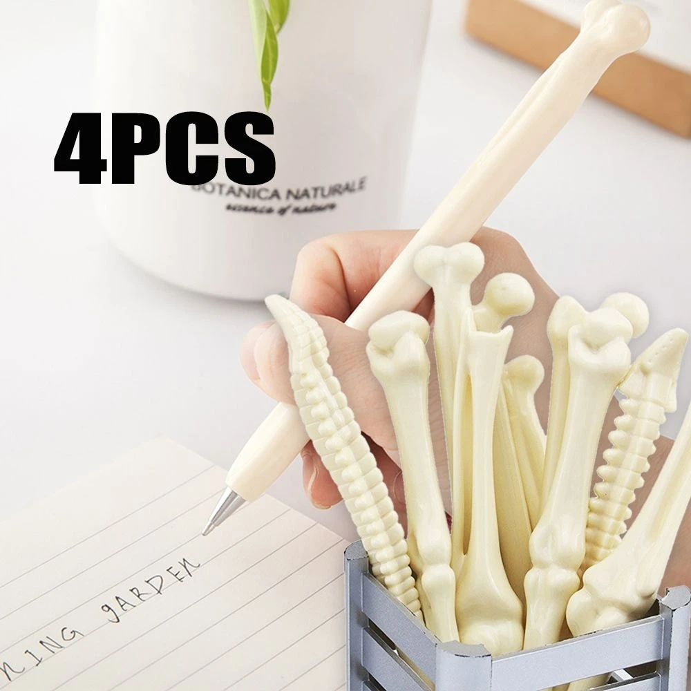 4 шт/партия разные стили ручка Bone шариковая в форме цветка пера новые творческие