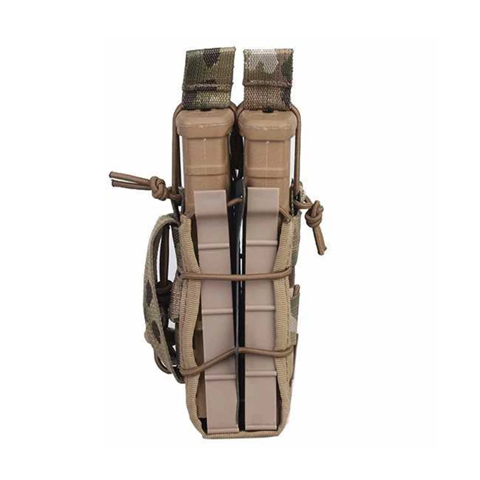 Emerson модульная двойная винтовка 5 56 M4 M16 AR15 SR52 P-MAGS M1A1 G3 сумка для журнала Emersongear MOLLE