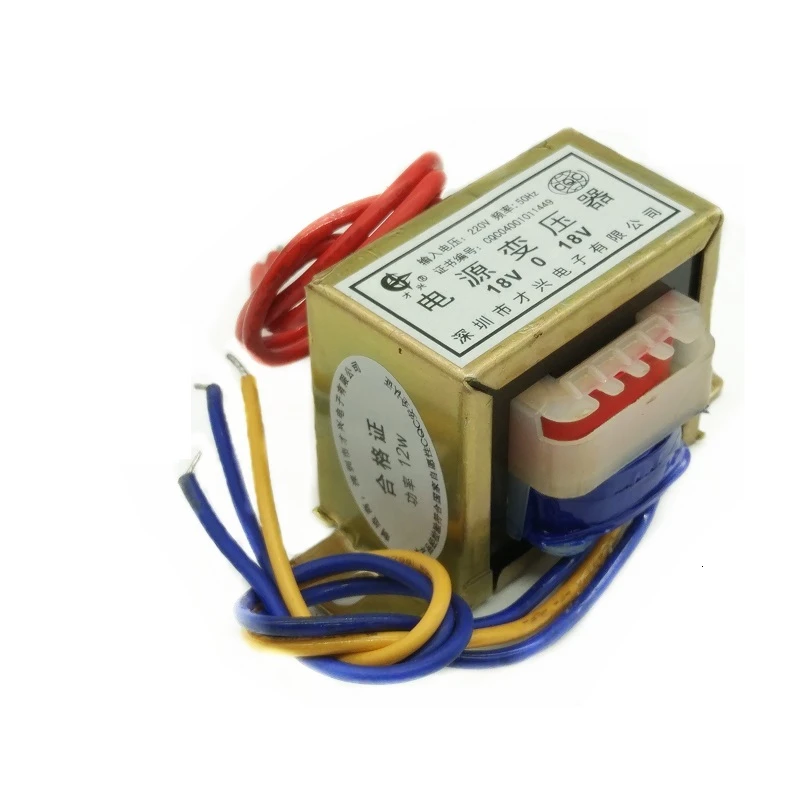 Катушка 12 Вт преобразователь звука EI48 DB-12VA 220V постоянного тока до AC6V/9 В/12 V/15 V/18 V/24 V/одноместный/двухместный низкочастотный изолированного источника transformador