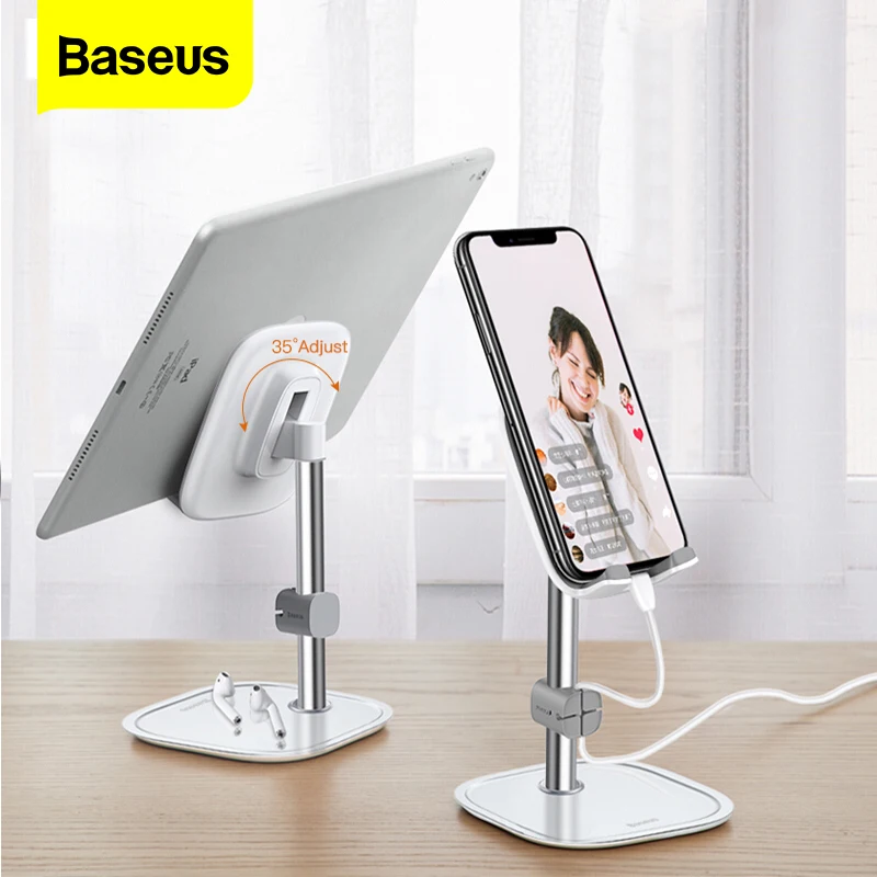 Baseus Tablet Подставка держатель для iPad Pro Air Mini Регулируемый алюминиевый стол