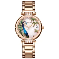2021 new reef tiger rt luxury rose gold watch white dial steel women automatic mechanical watches rga1587