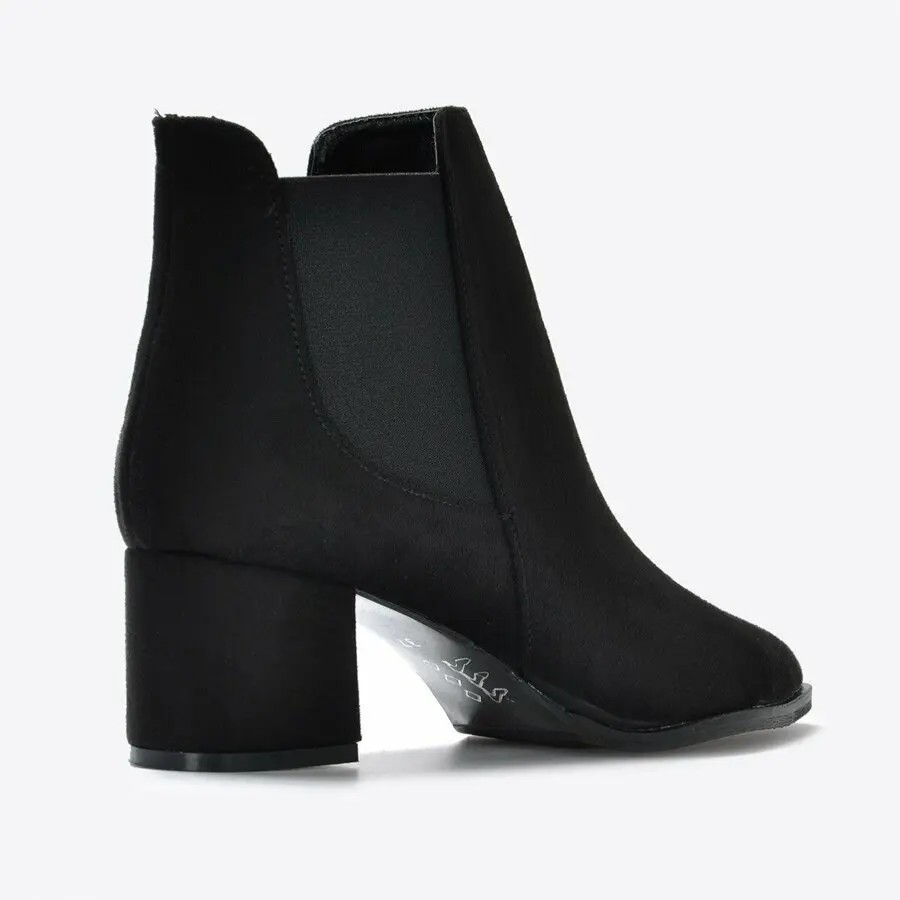 

Women Boots Mink Shoes Women Black Boots Vzn20-046K