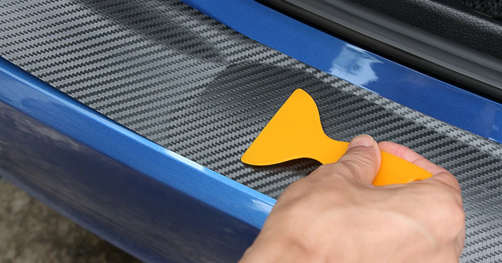 Задняя защитная накладка наклейка на автомобильный бампер для clio 4 honda crv smart fortwo