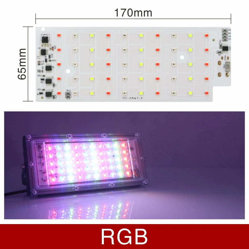 

RGB светодиодные чипы GOT LIANG для прожекторов 50 Вт
